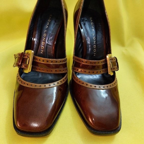 Real Patent Leather Women Shoes by Sacha London Spain Size 37 C - Picture 6 of 12